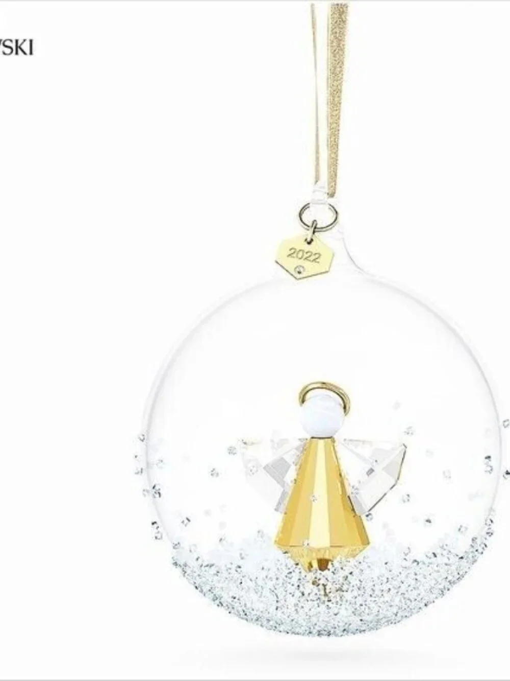 3 Swarovski Crystal Annual Christmas  Ball Ornaments  2022 -2023-2024 in box
